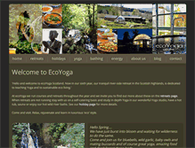 Tablet Screenshot of ecoyoga.org